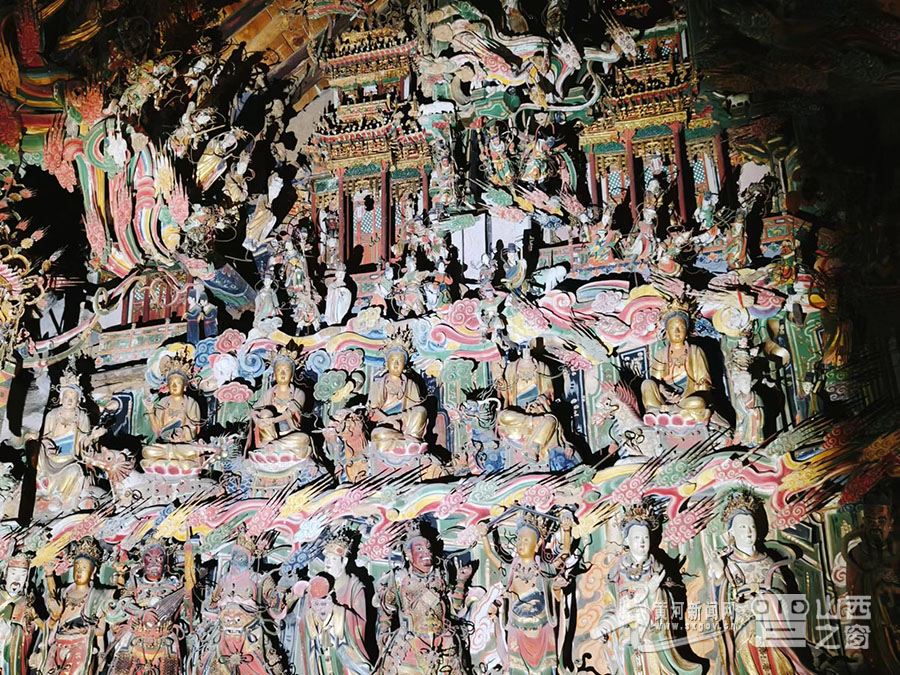 明代觀音殿彩塑/明代观音殿彩塑 山西明代小庙里，有500多尊400年前的